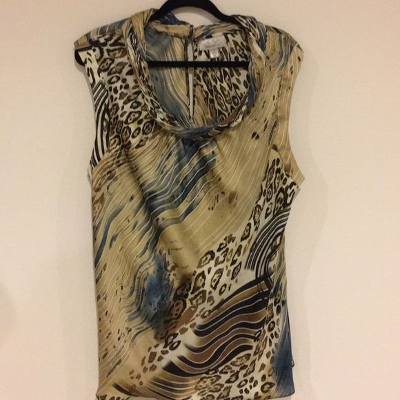 Tops - Dressbarn Sleeveless Rolled Neck Tunic Size 22/24